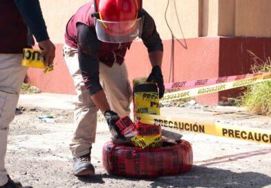 *Acordona Protección Civil de Veracruz zona de desprendimiento en el Puente Morelos*