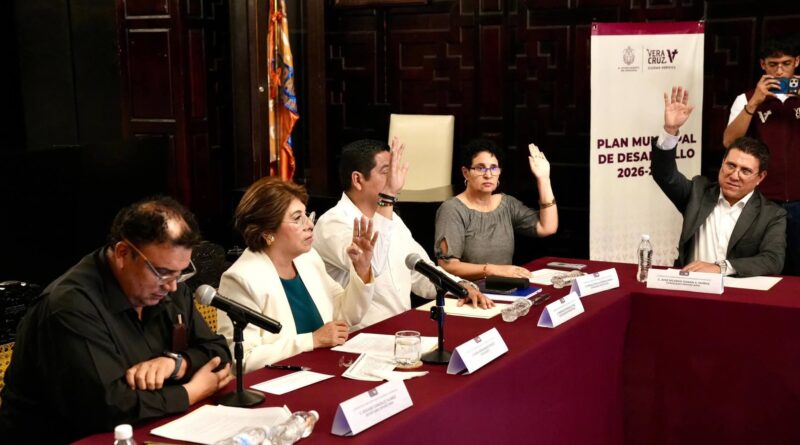 Instala Cabildo de Veracruz el COPLADEMUN para definir obras y prioridades en la ciudad.