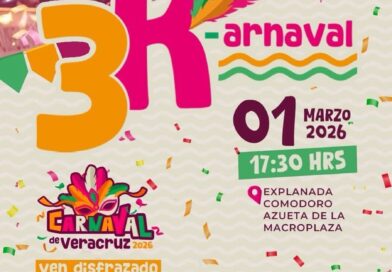 ESTE DOMINGO SE REALIZARÁ LA PRIMERA GRAN CARRERA 3K-ARNAVAL 2026. ESTE DOMINGO SE REALIZARÁ LA PRIMERA GRAN CARRERA 3K-ARNAVAL 2026.