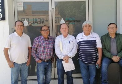 Integrantes del MRD se reúnen con el nuevo director del Instituto Metropolitano del Agua.