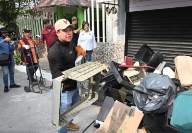 Recolectan 150 toneladas de desechos en la colonia Adolfo López Mateos.