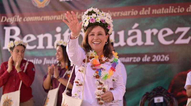 En aniversario de Juárez, Rocío Nahle anuncia rehabilitación carretera en la Huasteca.