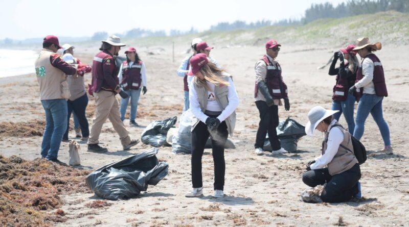 Refuerzan limpieza de Playa Chalchihuecan rumbo a Semana Santa. Refuerzan limpieza de Playa Chalchihuecan rumbo a Semana Santa.