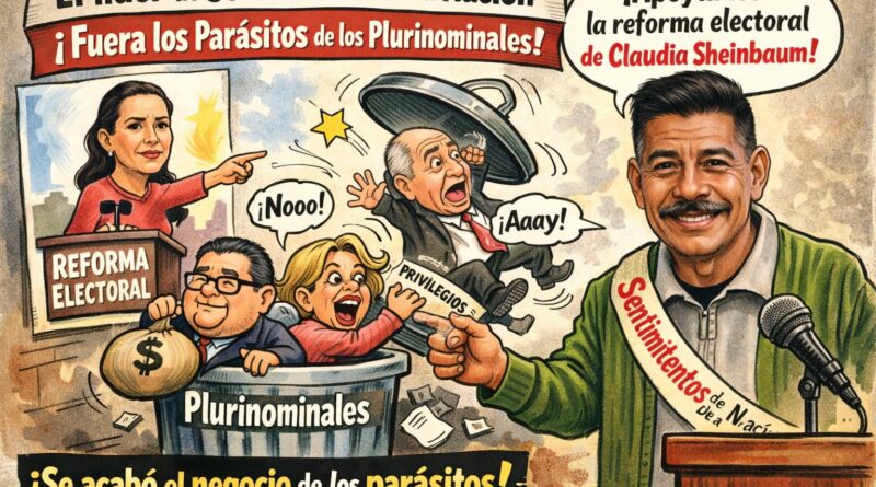 Fuera del Congreso diputados pluris:Sentimientos de la Nación.