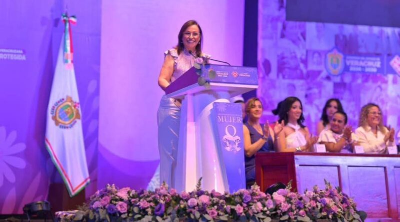 Trabajamos por un Veracruz libre de violencia con justicia e igualdad para las mujeres: Rocío Nahle.