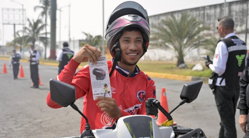 Inicia programa de concientización “Motociclista Responsable” en la ciudad de Veracruz.