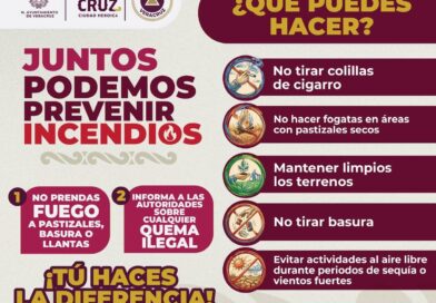 Exhorta Ayuntamiento de Veracruz a evitar quema de llantas y desechos