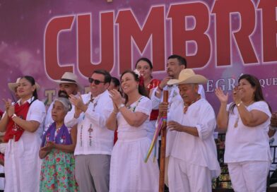 Rocío Nahle inaugura Cumbre Tajín, espacio de memoria viva y orgullo cultural.