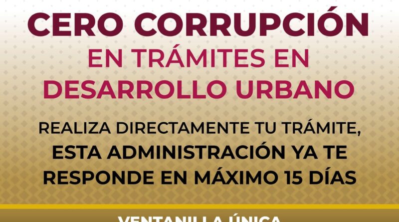 Refuerza Ayuntamiento de Veracruz política de Cero Corrupción en Desarrollo Urbano. Refuerza Ayuntamiento de Veracruz política de Cero Corrupción en Desarrollo Urbano.