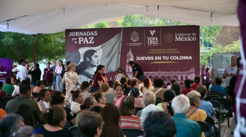 Acerca Ayuntamiento de Veracruz servicios y soluciones a vecinos de El Coyol.