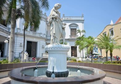 *Rescata alcaldesa de Veracruz fuentes emblemáticas del Centro Histórico*
