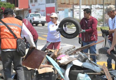 Retiran 134 toneladas de desechos en jornada de descacharrización en la ciudad de Veracruz.