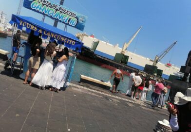 En Jueves Santo predominó buen clima en muelles del Malecón de Veracruz. 