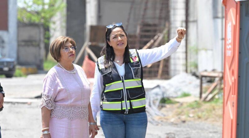 Supervisa alcaldesa de Veracruz obras de mantenimiento en el Puente Morelos.