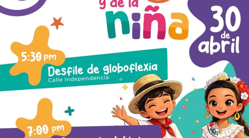 Ayuntamiento de Veracruz alista gran festejo para celebrar el Día del Niño y la Niña.