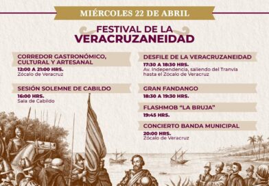 Invita Ayuntamiento de Veracruz a celebrar identidad y orgullo local con desfile en el Centro Histórico.