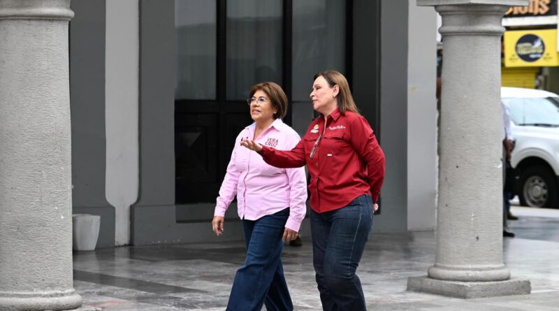 Reconoce alcaldesa impulso de gobernadora Rocío Nahle a la ciudad de Veracruz.