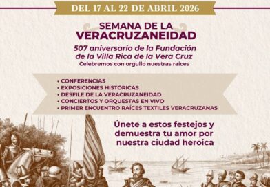 Celebra Ayuntamiento de Veracruz 507 años de historia e identidad con actividades culturales.