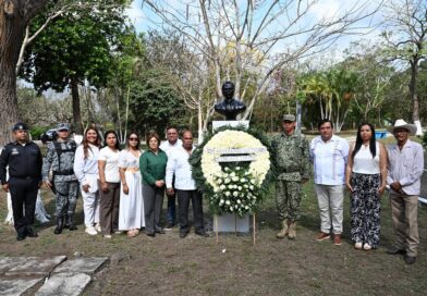 Conmemora Ayuntamiento de Veracruz el 107 aniversario luctuoso de Emiliano Zapata.