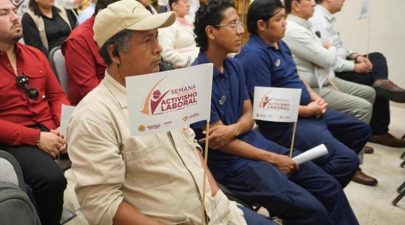Despliega Veracruz Semana de Activismo Laboral en todo el estado.
