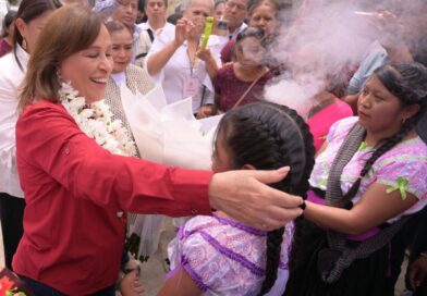 Desde Magdalena, Rocío Nahle refrenda compromiso con la niñez veracruzana.