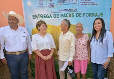 Impulsa Ayuntamiento de Veracruz apoyos al campo y nuevos servicios agrarios en Santa Fe.