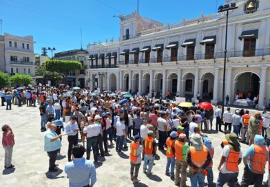 La prevención es nuestra fuerza: alta participación en Veracruz durante el Simulacro Nacional.