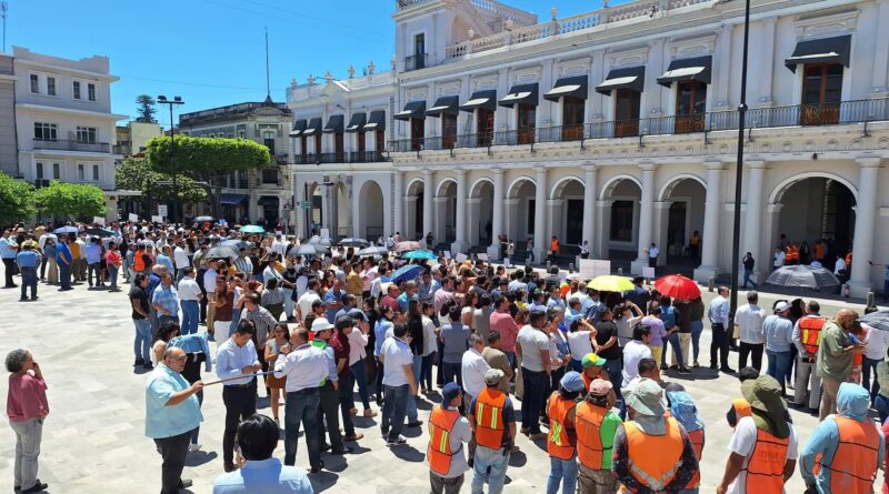 La prevención es nuestra fuerza: alta participación en Veracruz durante el Simulacro Nacional.