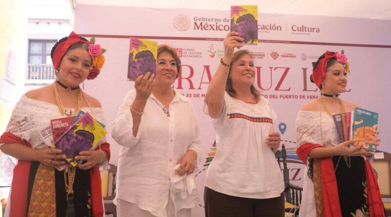 Rocío Nahle y Paco Ignacio Taibo II ponen en marcha Veracruz Lee.