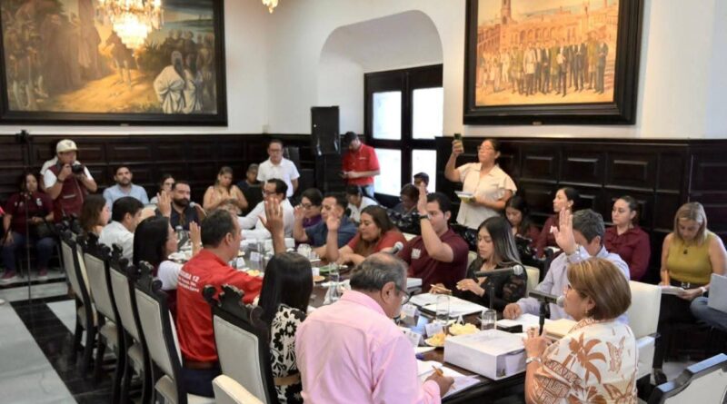 Aprueba Cabildo de Veracruz acciones con CONAGUA para desazolve y mantenimiento de red hidráulica en la ciudad.