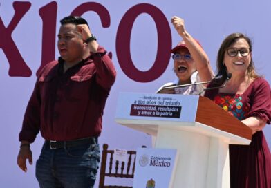 Reconoce Rosa María liderazgo de Claudia Sheinbaum y Rocío Nahle a dos años de su triunfo electoral,