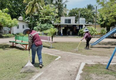 Rehabilita Ayuntamiento de Veracruz espacios públicos en zona rural.
