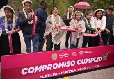 Cumple Gobernadora su palabra con la entrega de la carretera Tecamalucan–Tepachapa.