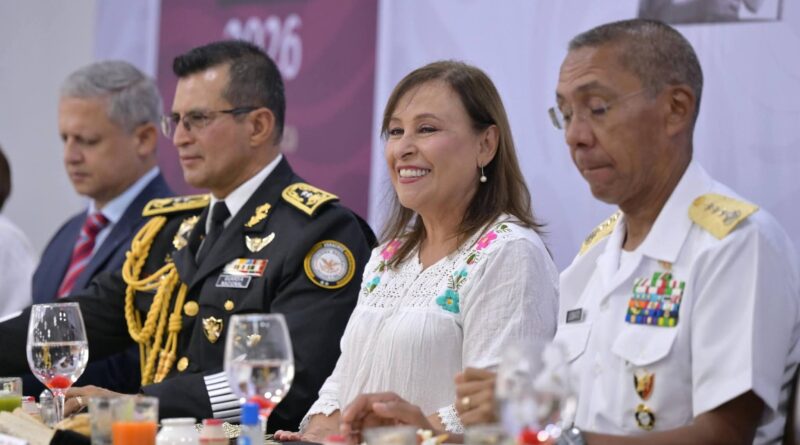 Reconoce Rocío Nahle a la Guardia Nacional por siete años de servicio a Veracruz.