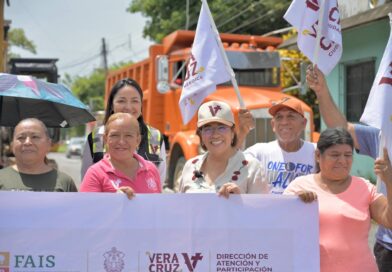 Inicia Rosa María obra integral para transformar la colonia Progreso.