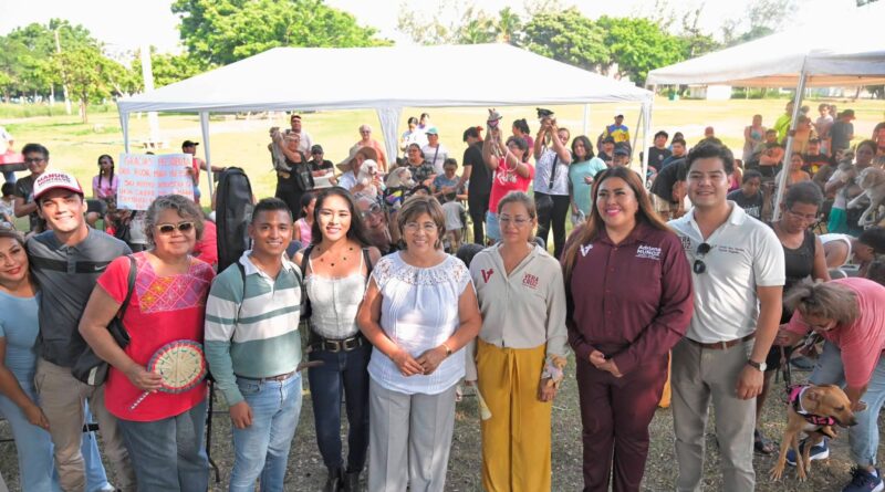 Celebra Ayuntamiento de Veracruz el Día Mundial del Perro con jornada de bienestar animal.