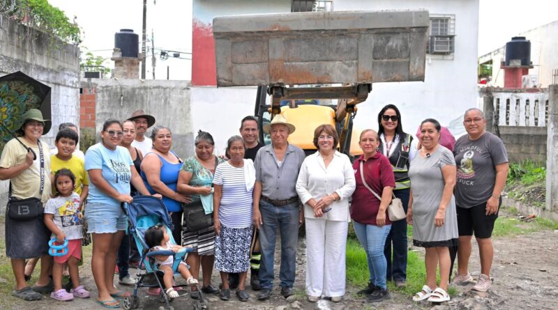 Consolida Rosa María programa de obras para transformar colonias con rezagos históricos.