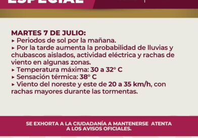 Fortalece Ayuntamiento de Veracruz acciones preventivas por altas temperaturas y lluvias.