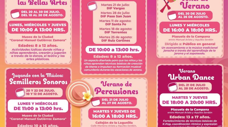 Alcaldesa porteña invita a ciudadanos a participar en el programa Verano en la Heroica Veracruz. 
