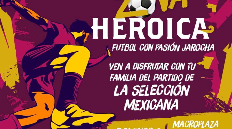 Todo listo para apoyar a nuestra Selección en la Macroplaza del Malecón.