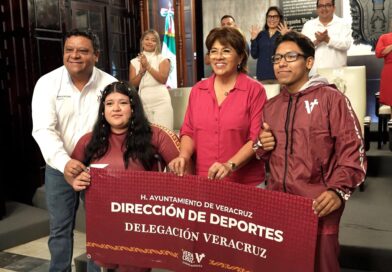 Refrenda Rosa María respaldo al deporte adaptado y la inclusión en la ciudad de Veracruz.