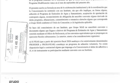 *Por culpa de Grupo MAS, la ciudad de Veracruz dejará de percibir 62 mdp destinados para agua y saneamiento*