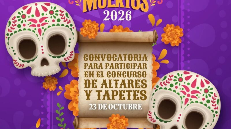 *Invita Ayuntamiento de Veracruz a participar en concursos por el Día de Muertos*