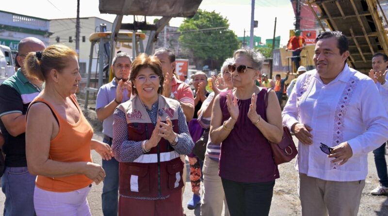 *Inicia Rosa María rehabilitación integral de la emblemática avenida Miguel Hidalgo, corazón comercial de Veracruz*