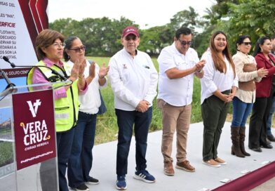 *Supervisa Rosa María limpieza de la Laguna de Lagartos, que permitirá mejorar el flujo del agua de lluvia*