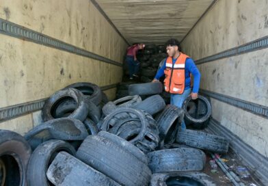 *Exitoso acopio de neumáticos realiza el Ayuntamiento de Veracruz en Reino Mágico*