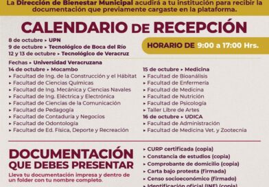 *Continúa proceso de recepción de expedientes para la Beca Universitaria “Iván Gómez Gómez”*